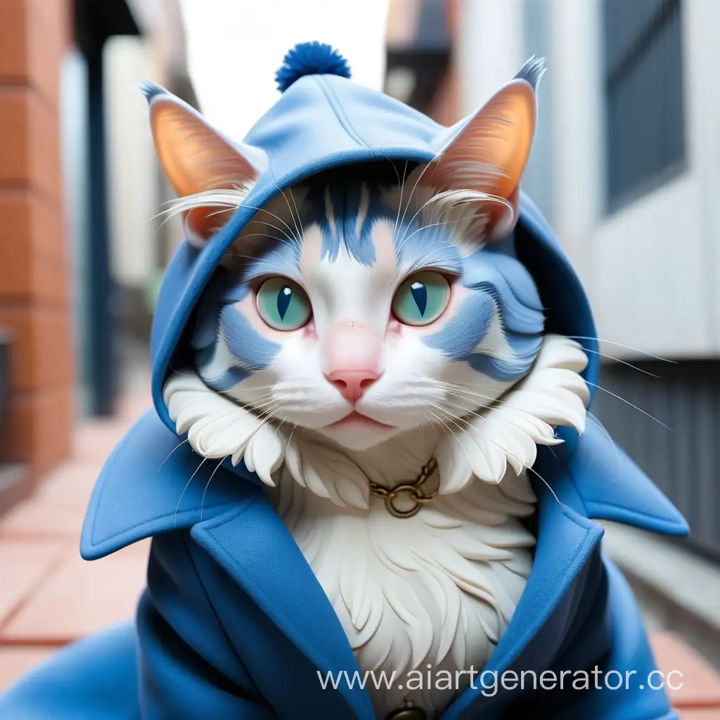 Chic-Cat-Wearing-a-Stylish-Blue-Coat