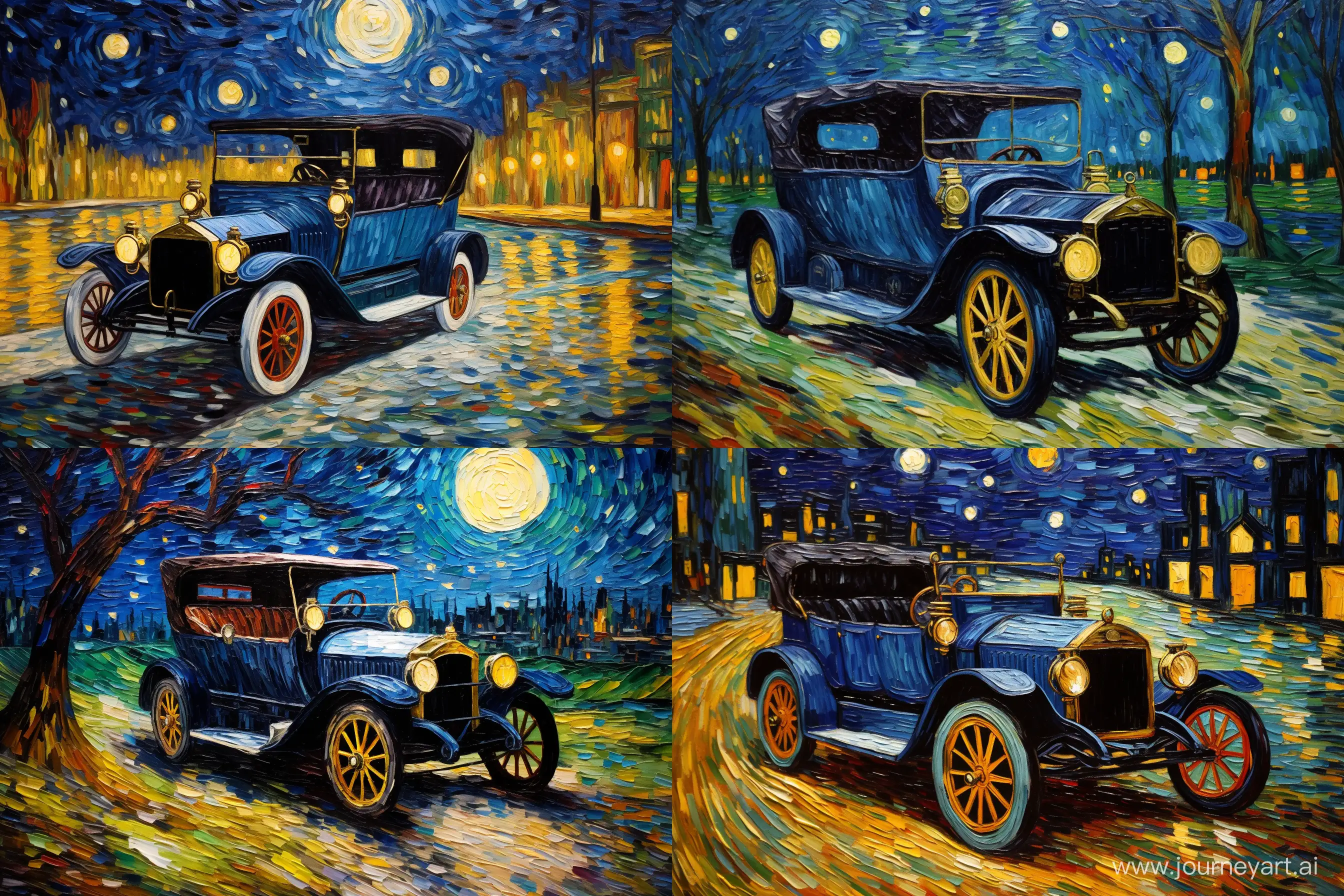 Vintage-Car-1910-in-Van-Gogh-Style-Art