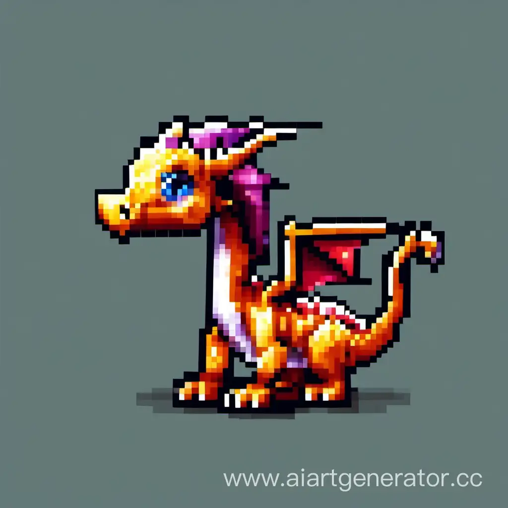 Cute-Pixelated-Dragon-Illustration-on-Transparent-Background