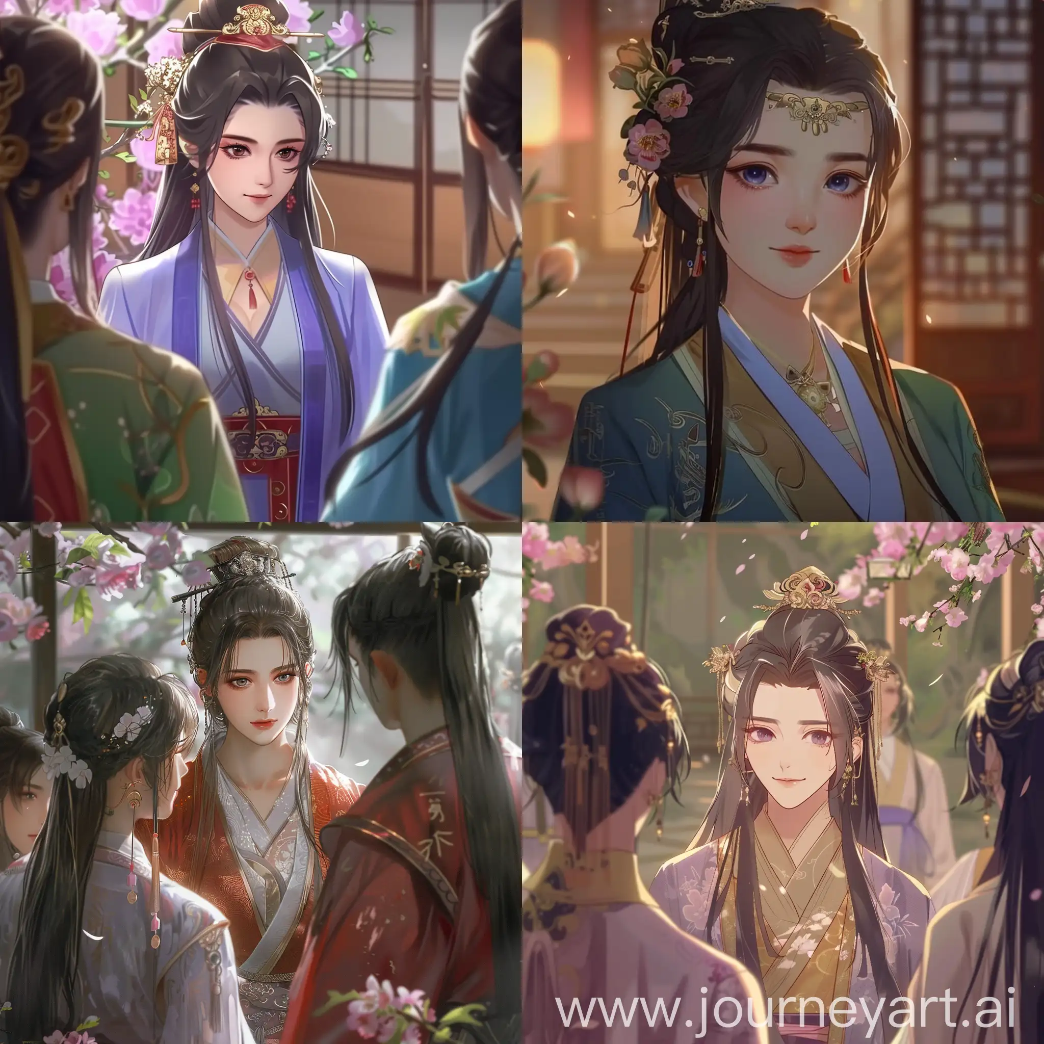 Lingyue-Palace-Disciple-Ambushed-by-Flower-Thieves-in-Misty-Jianghu-Game