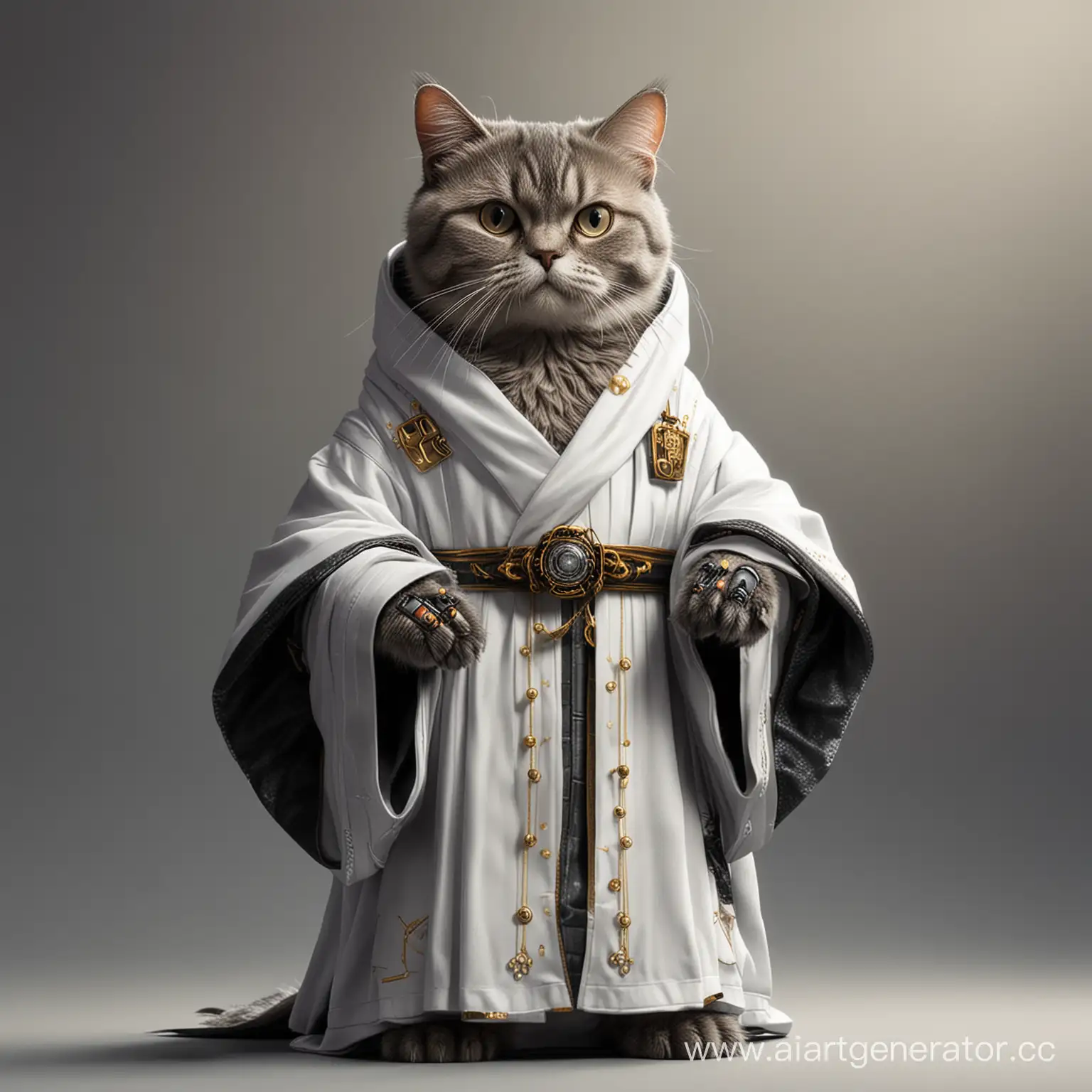 Robotic-Cat-Dressed-as-a-Judge