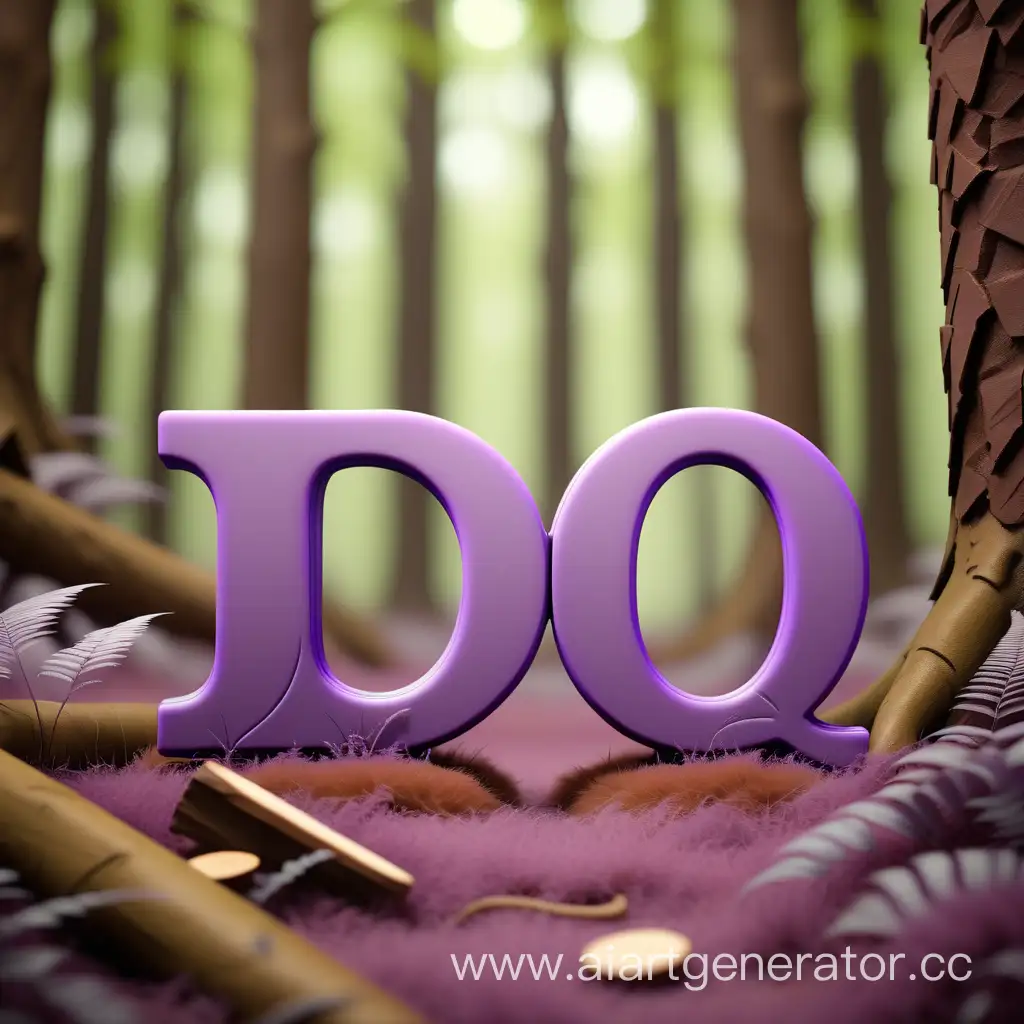 Enchanting-DQ-Word-in-a-Purple-Forest-Setting