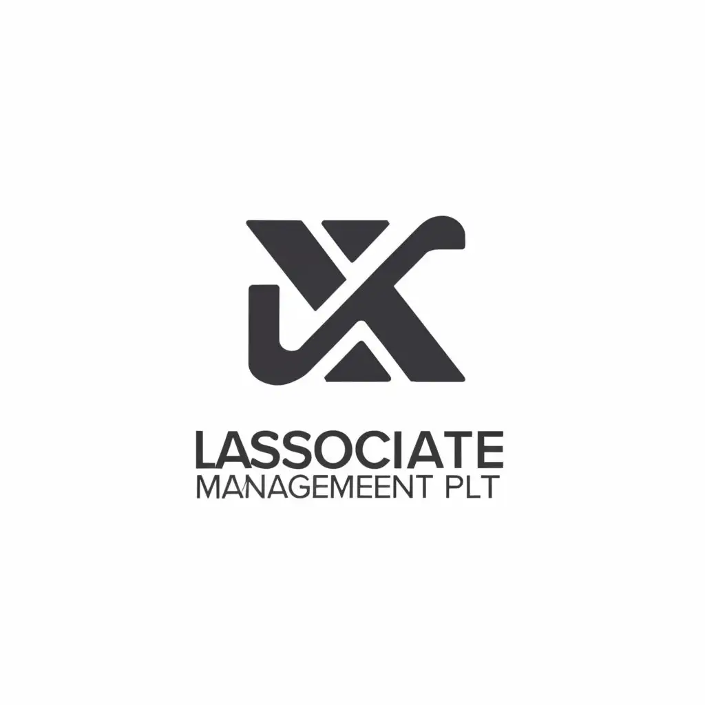 a logo design,with the text "LK ASSOCIATE MANAGEMENT PLT", main symbol:L&K,Minimalistic,be used in Legal industry,clear background