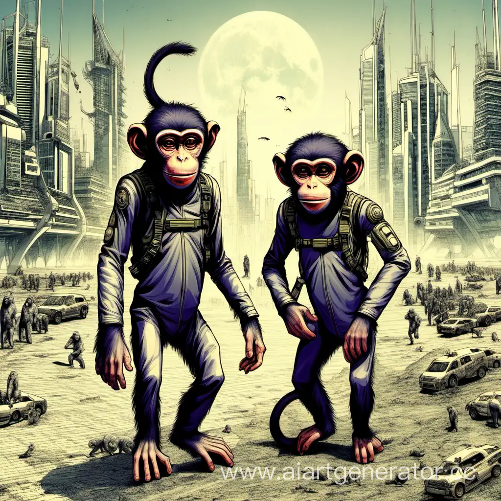 обезьяны в будущем