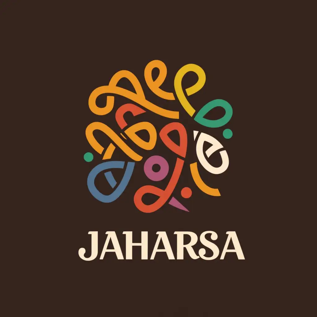 a logo design,with the text "JAHARSA", main symbol:snack,nostalgia,complex,clear background