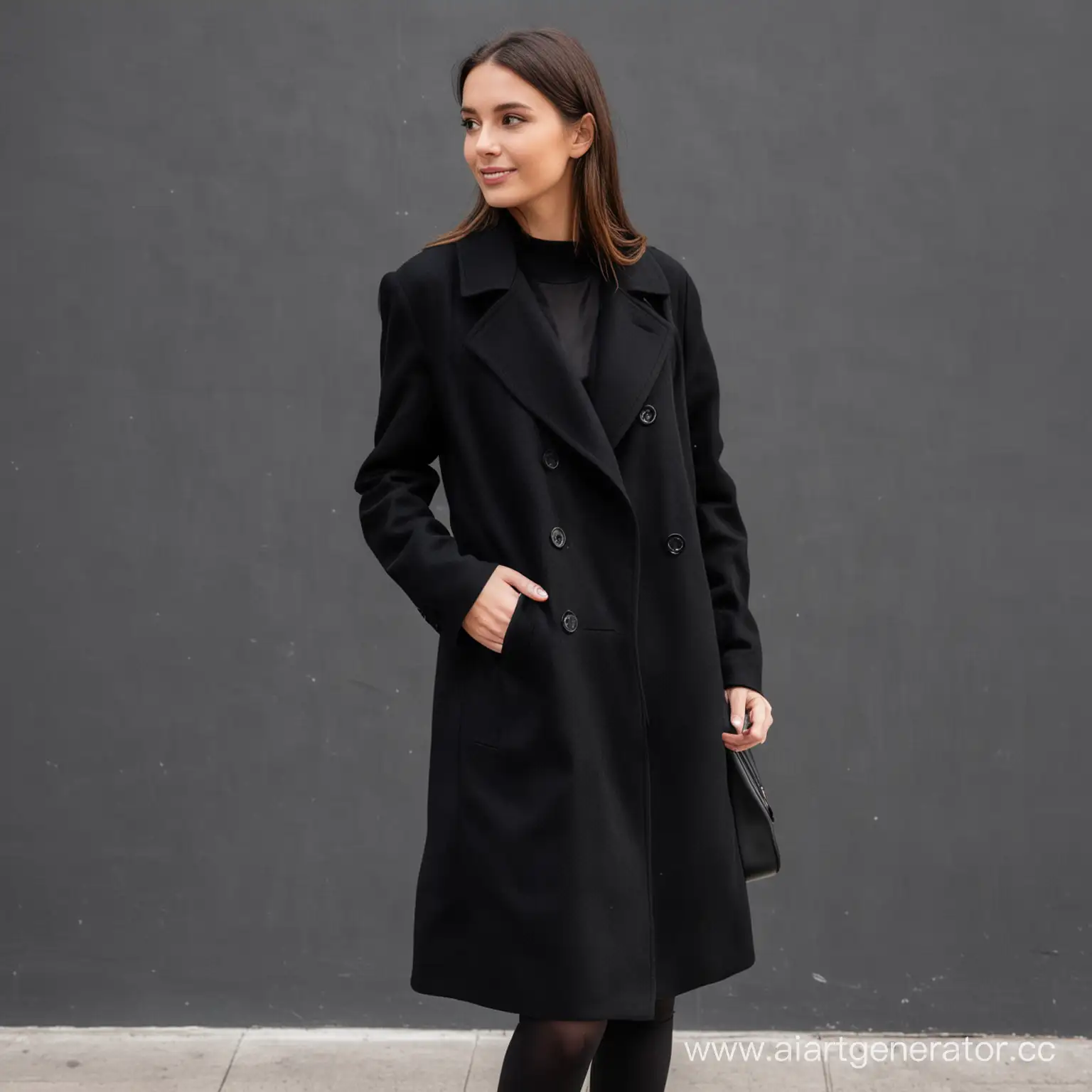 Elegant-Woman-in-a-Stylish-Black-Coat
