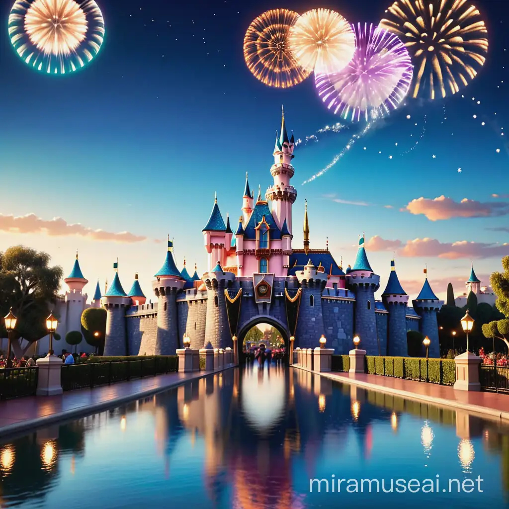 Disneyland castle background