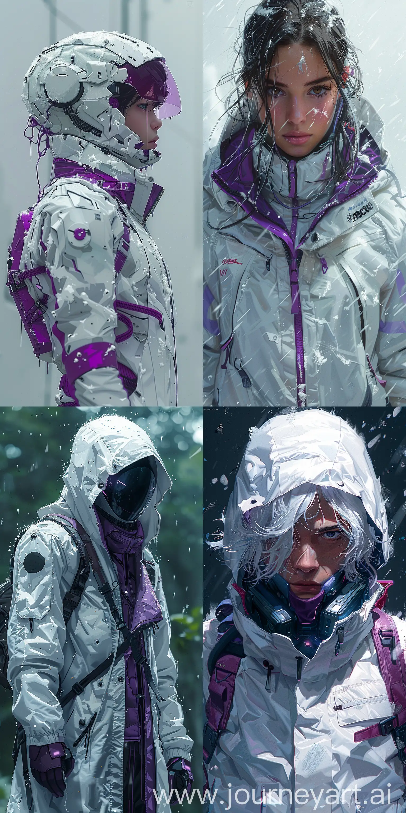 Cyberpunk-Anime-Character-in-White-and-Purple-Jacket-Futuristic-Art-with-High-Detail