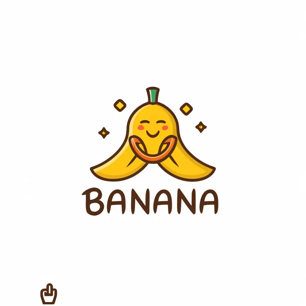 a logo design,with the text "Banana", main symbol:Banana,Moderate,clear background