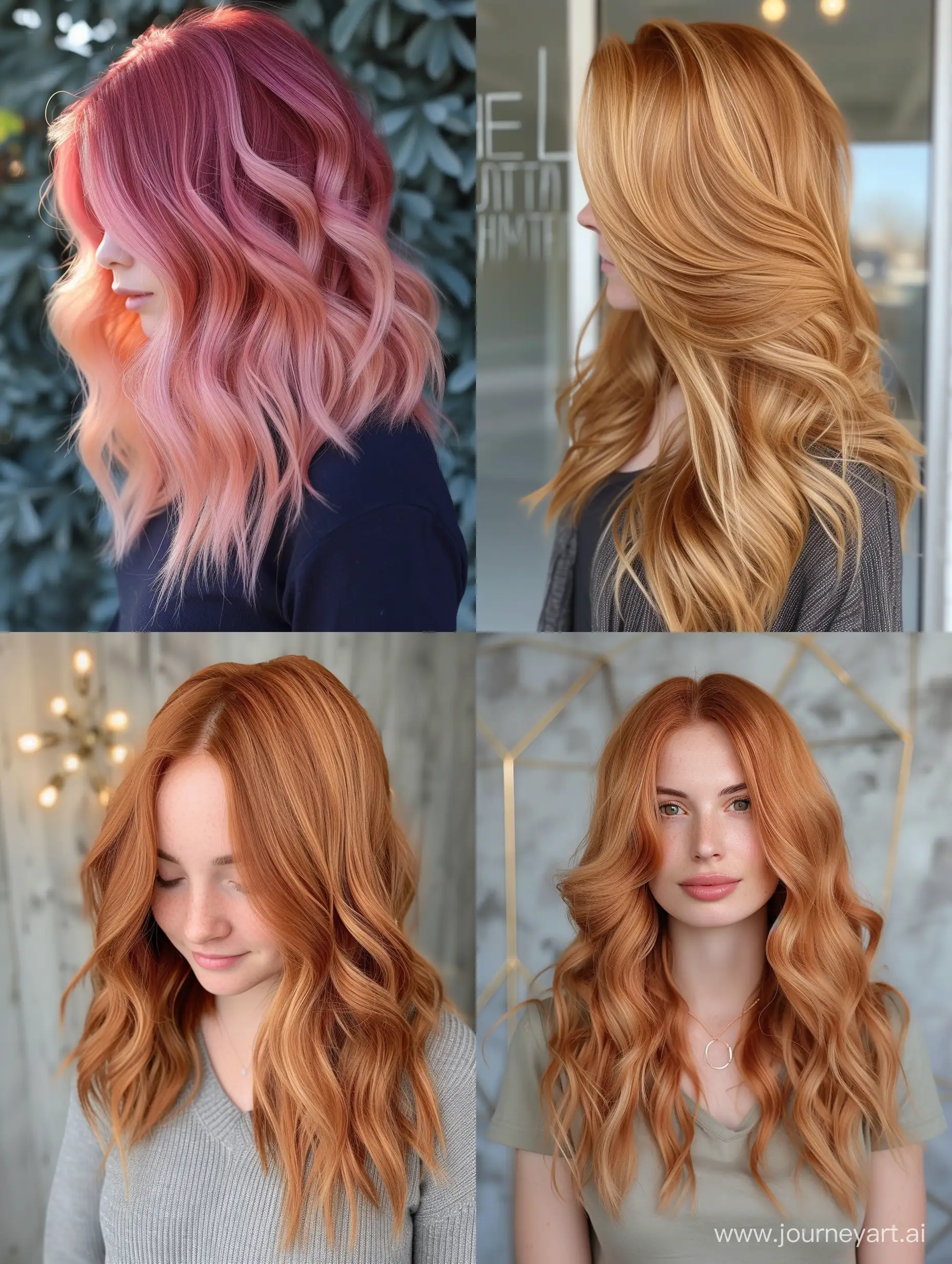 trendy strawberry blonde hair color ideas for women 2024