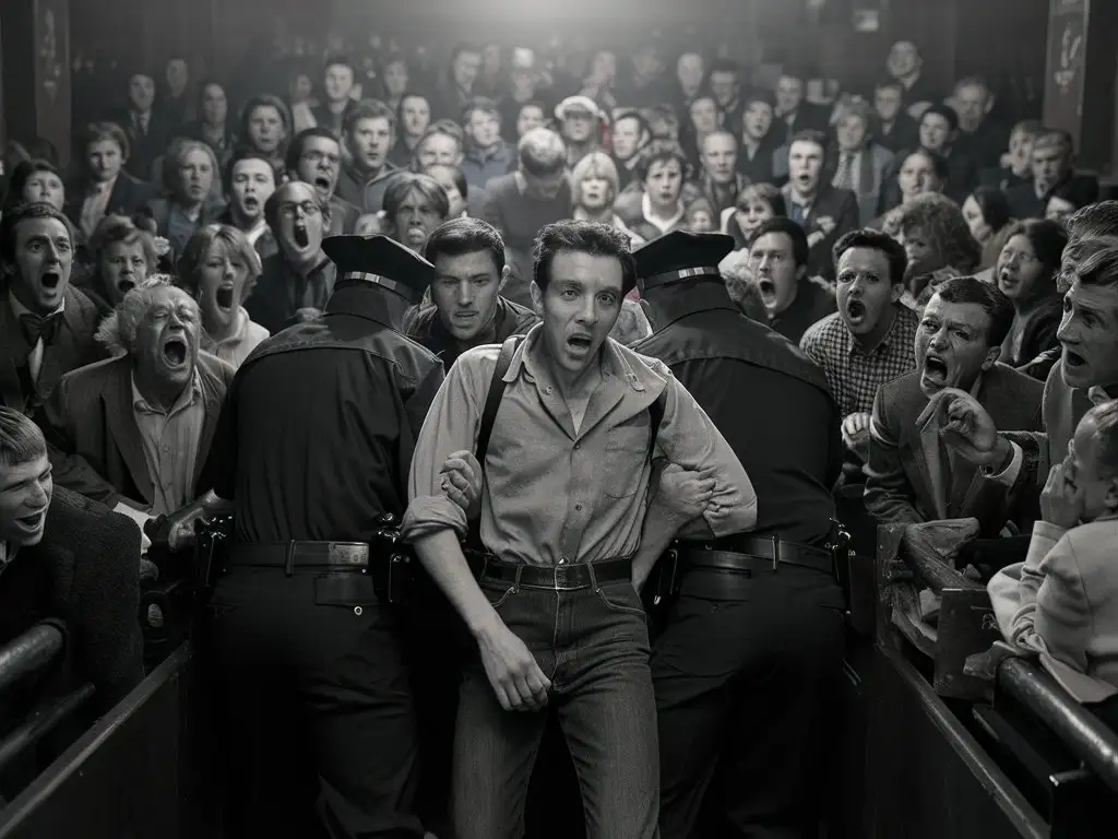 In 1963, lee harvey oswald, the murderer of President jfk, arrested inside the texas movie theatre. In fully packed theatre, Pandemonium erupts in the dark.
