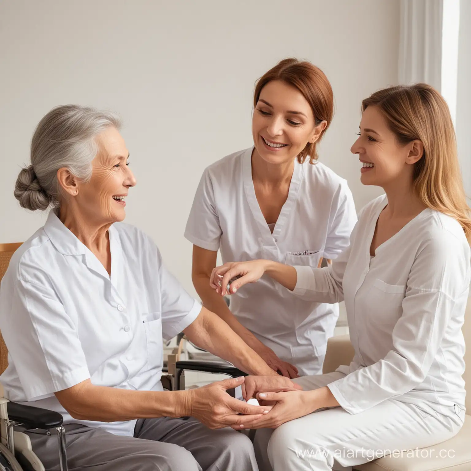 Elderly-Speech-Therapy-Massage-in-Hospital-Setting