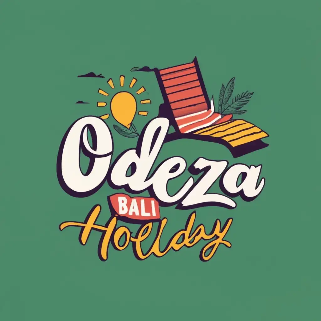 logo, WORDS, with the text "ODEZA BALI HOLIDAY", typography, be used in Travel industry