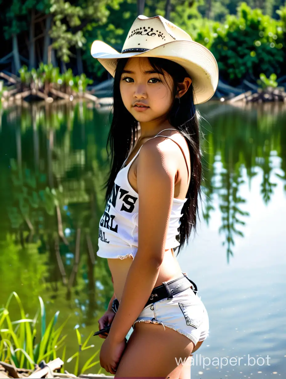 Adventurous-Teenager-in-Brians-Girl-Tank-Top-by-the-Lakeside