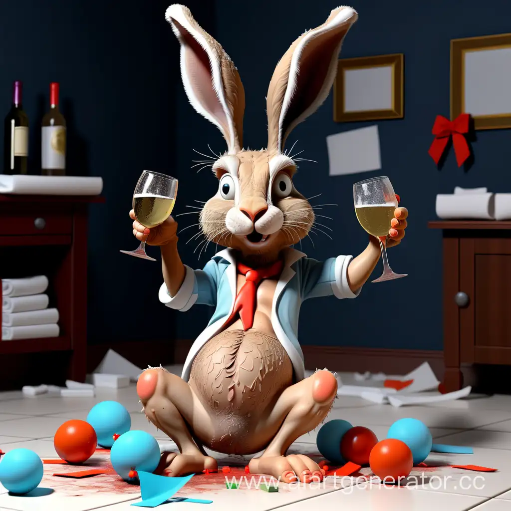 Playful-New-Years-Hare-Creates-Diaper-Mayhem