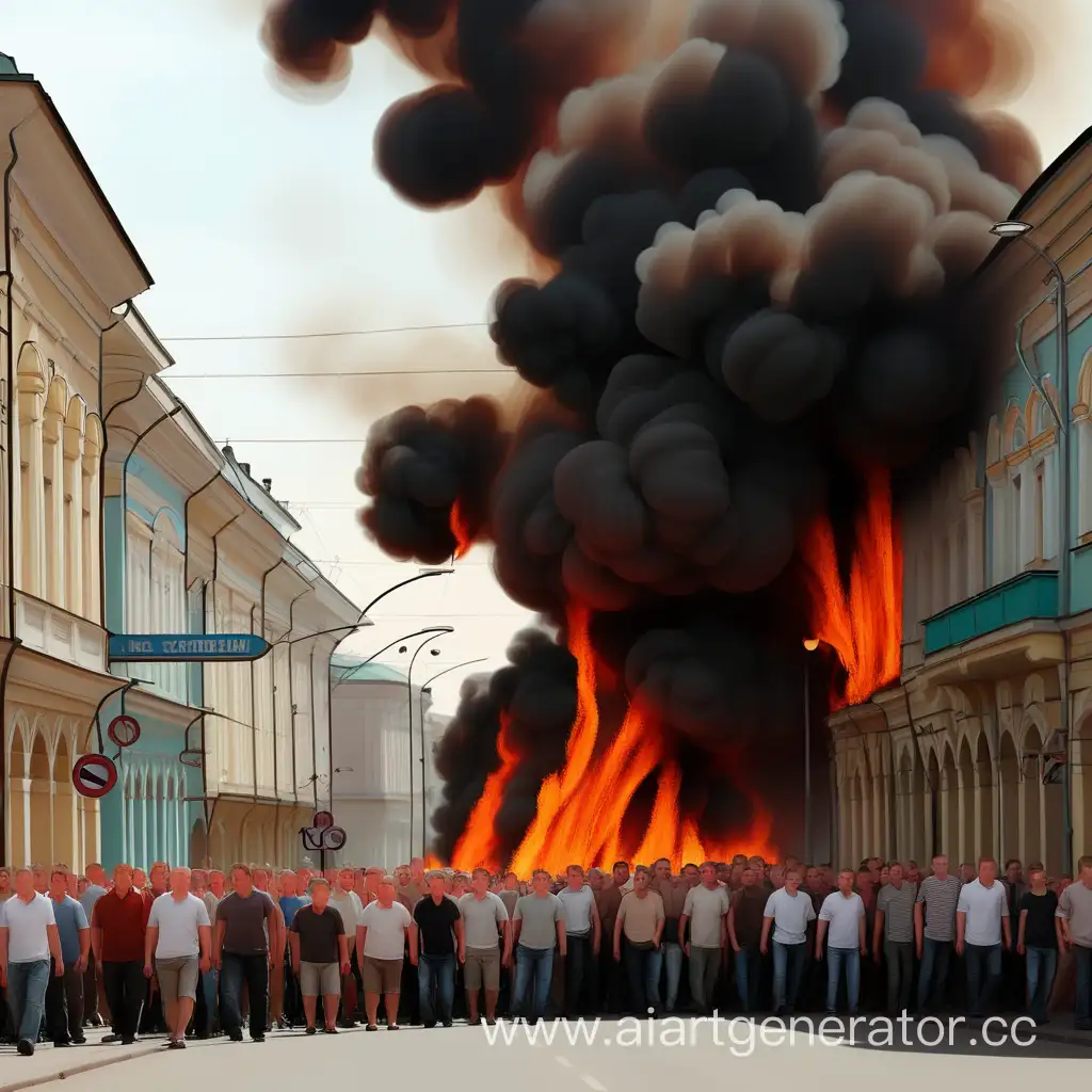 На улицах Казани горячо всегда Группировки в суматохе, весь город словно пламя