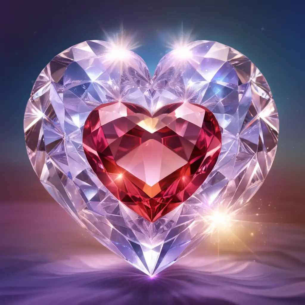 heart cristal, huna meditation, love energy