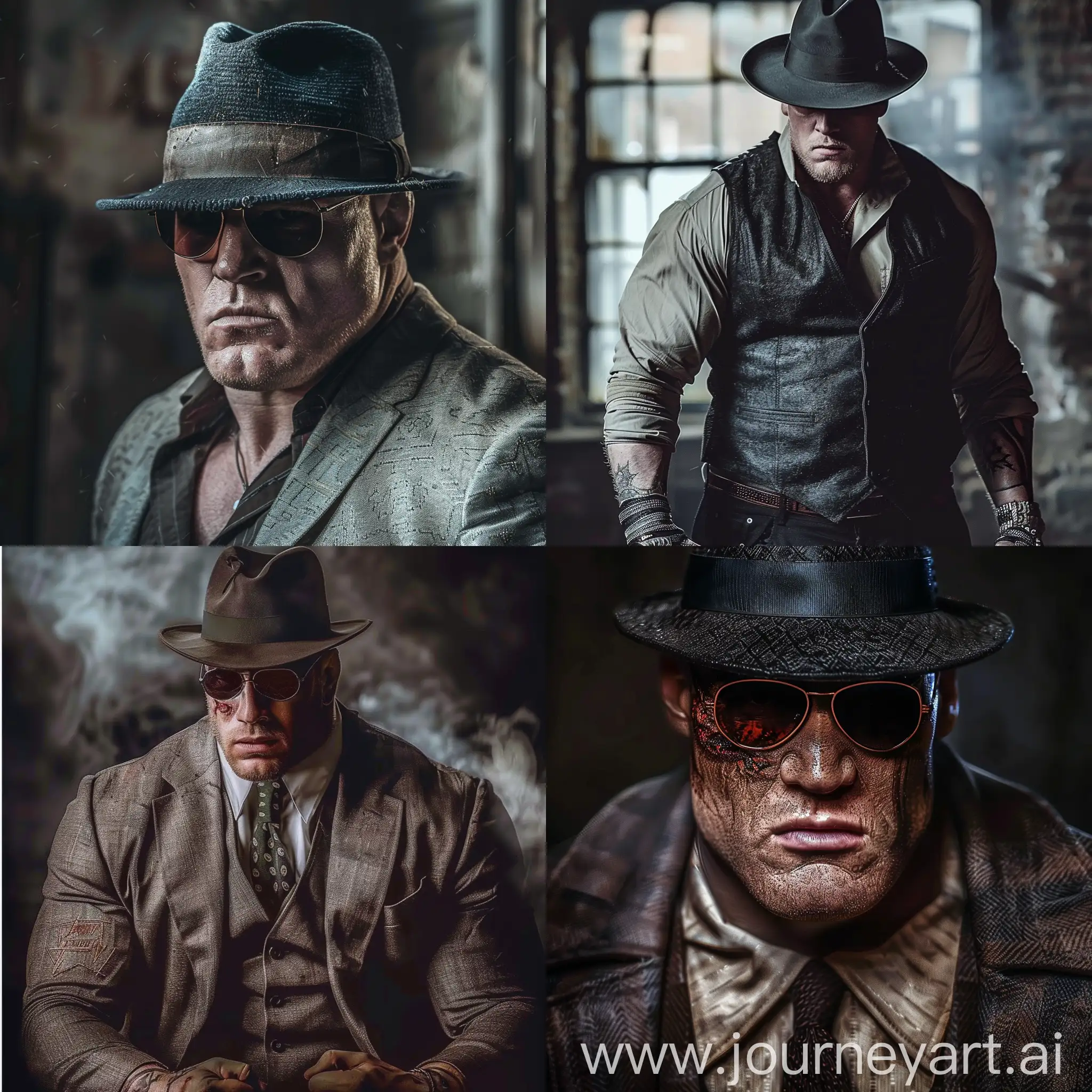 Brock-Lesnar-Portrayed-as-a-Formidable-Gangster