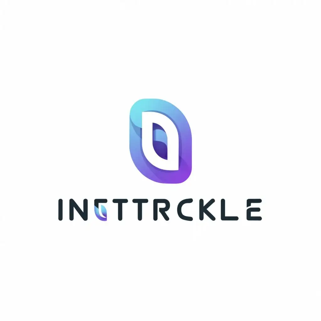 a logo design,with the text "Intrickle", main symbol:flow,trickle,Moderate,be used in Technology industry,clear background