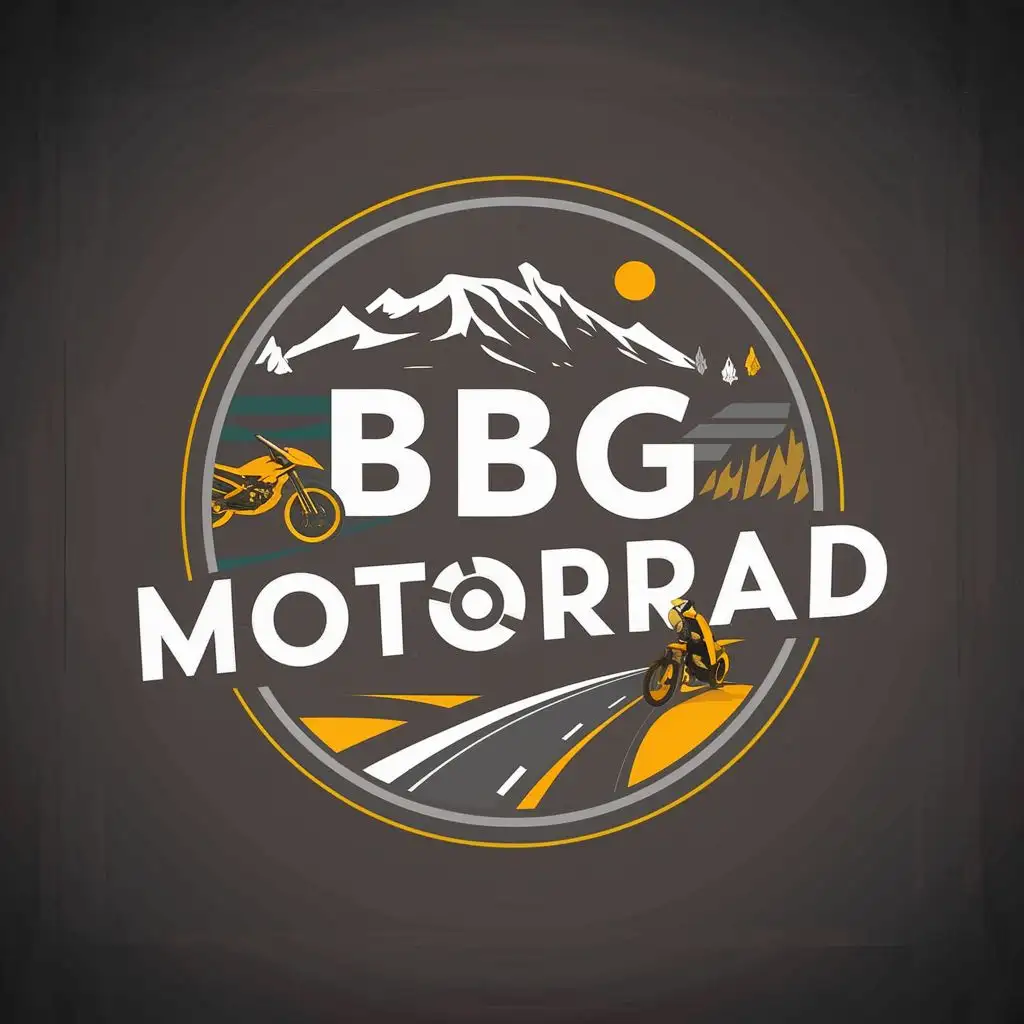 LOGO-Design-For-BBG-Motorrad-Modern-Motorcycle-Adventure-with-Dynamic-Roads-and-Waterfalls
