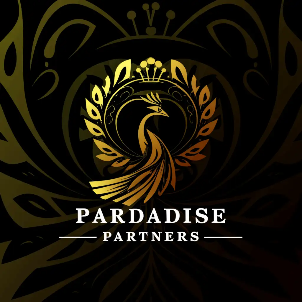 a logo design,with the text "PARADISE PARTNER", main symbol:A logo design is suggested for a company named 'PARADISE PARTNERS' operating in the technology industry. The main symbol is a black PEACOCK, indicating power, strength, and sophistication. Peacocks are associated with intelligence and mythical prowess, making it suitable for a tech company. The peacock symbolizes the company's ambition to dominate the market and its innovative approach.

Subject: Symbolism of Colors and Graphics

The use of black for the peacock symbol signifies authority, elegance, and modernity, fitting the tech industry. Black also conveys mystery and depth, hinting at cutting-edge technologies and solutions. A clear background ensures versatility and easy integration across various platforms, emphasizing the logo's adaptability.

Subject: Detailed Explanation of Design Elements

The black peacock, as the main symbol, is intricately designed to capture attention and evoke curiosity. Its sleek silhouette and intricate details reflect precision and quality. The typography for 'PARADISE PARTNER' complements the peacock emblem, balancing modernity and professionalism.

Subject: Design Style and Trends

The logo design follows a contemporary style, focusing on minimalism and symbolism. Bold, memorable symbols and clean typography are used, ensuring instant recognition and brand recall. Timeless elements with a modern twist are incorporated, creating a timeless appeal and relevance in the dynamic tech industry landscape.
