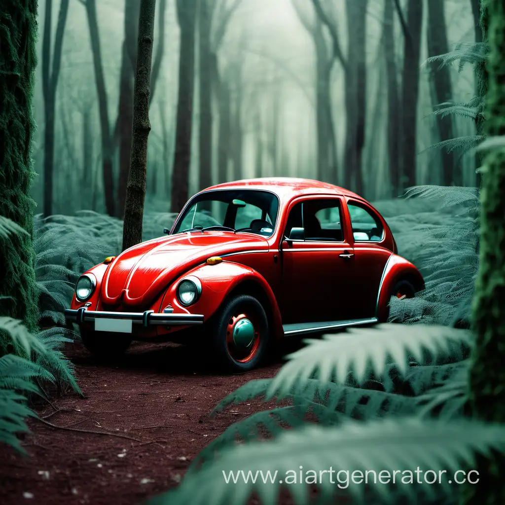 Vibrant-Nisan-Beetle-Amidst-Lush-Forest-Foliage