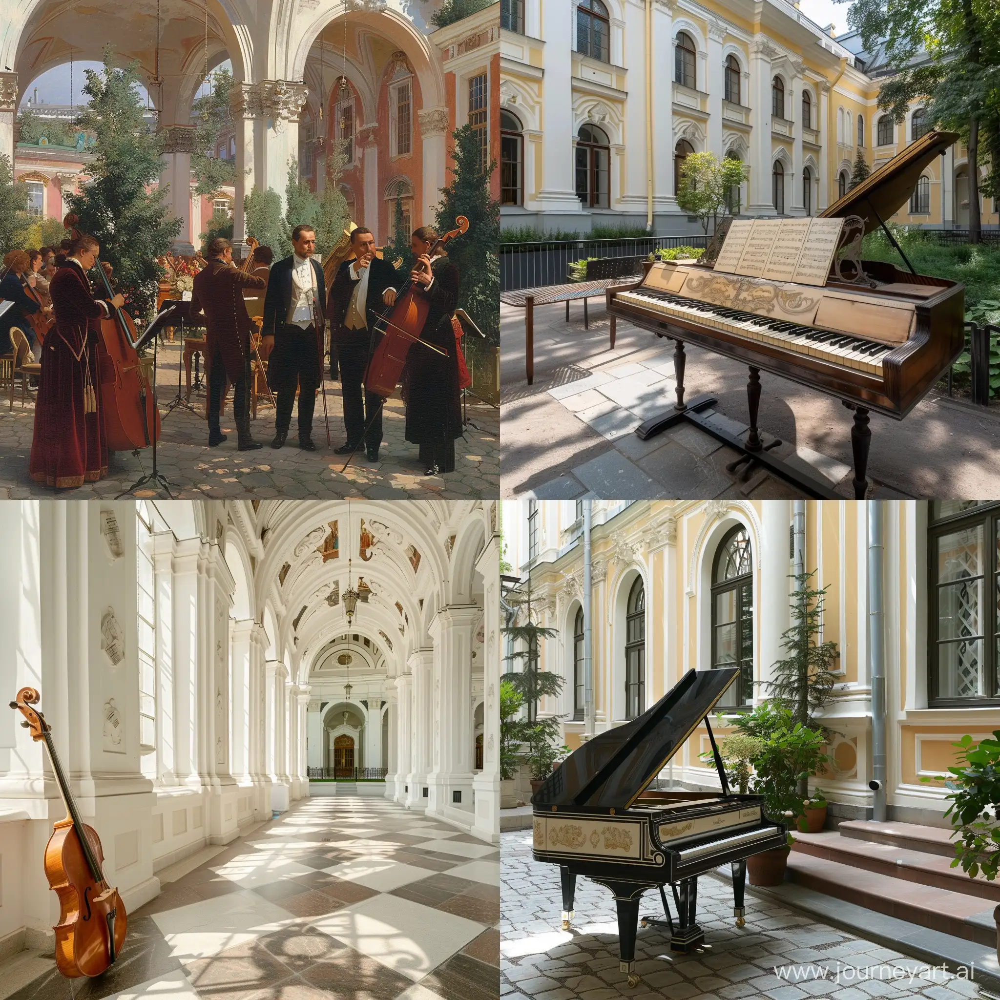Classical-Musical-Exhibition-in-St-Petersburg-Courtyard