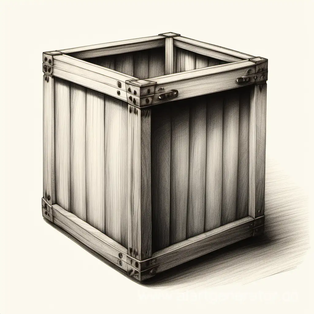 Spacious-Wooden-Box-Sketch-from-the-Side