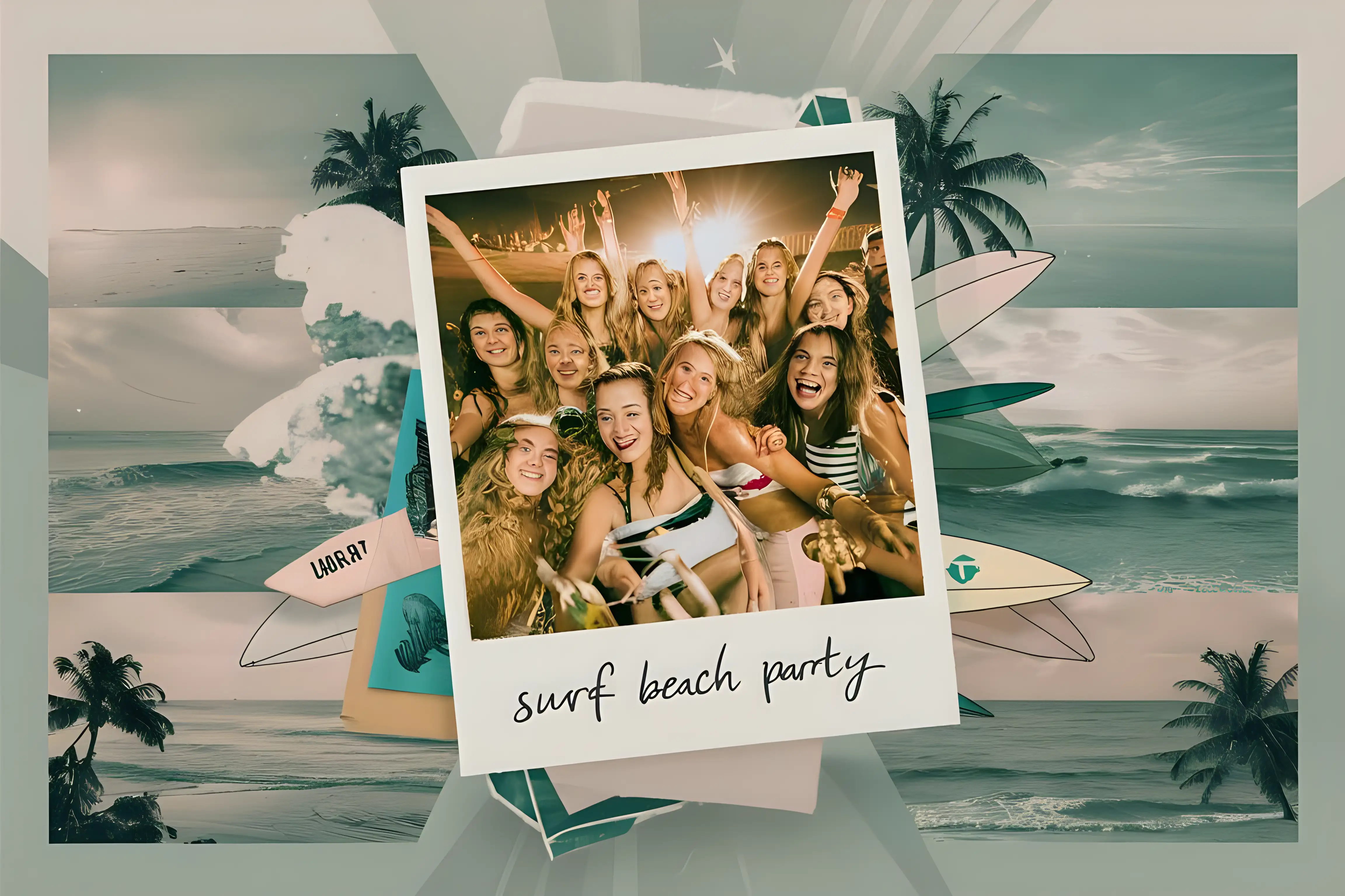 Surfer Beach Party Vibrant Youth Celebration in Pictures