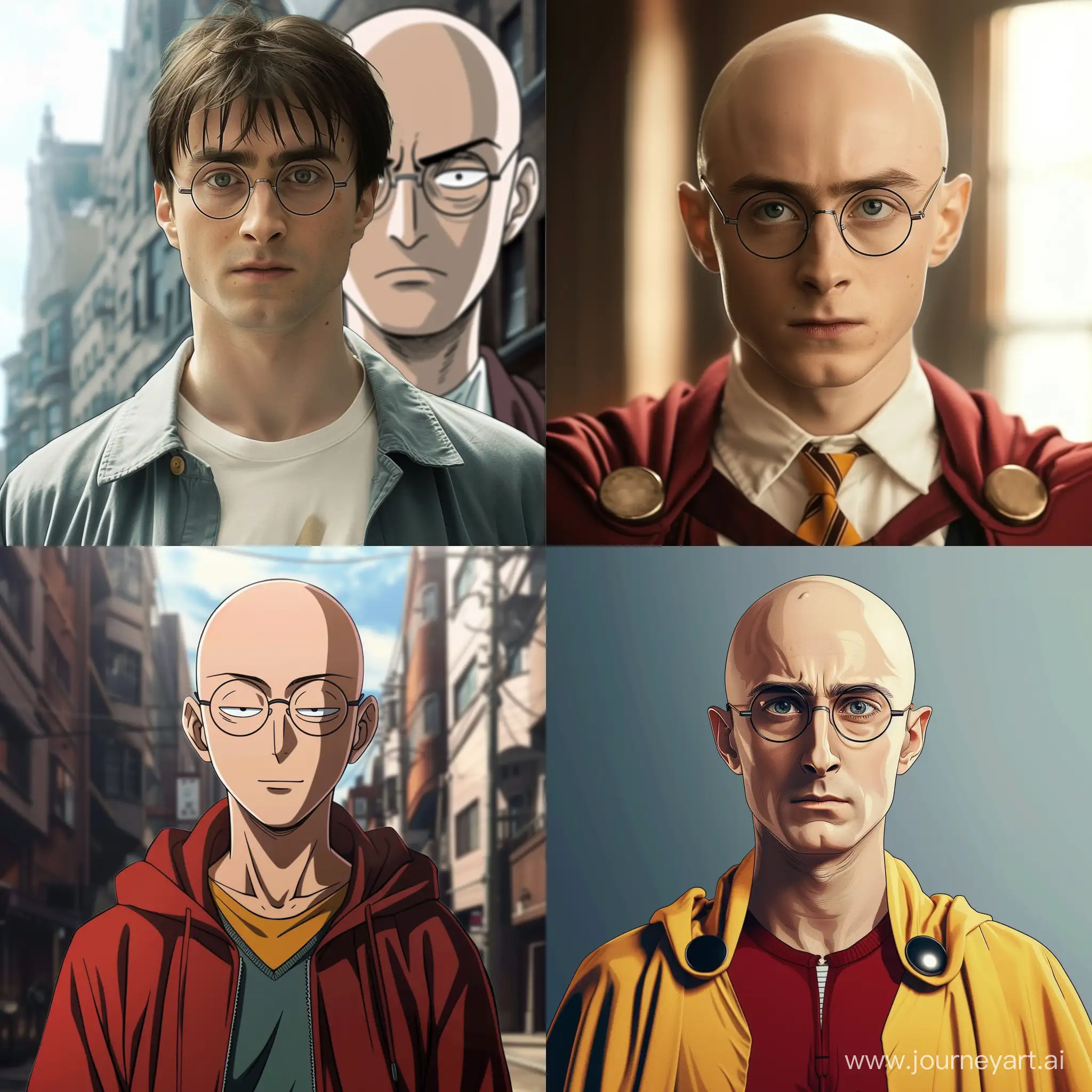garry potter in style One-Punch Man