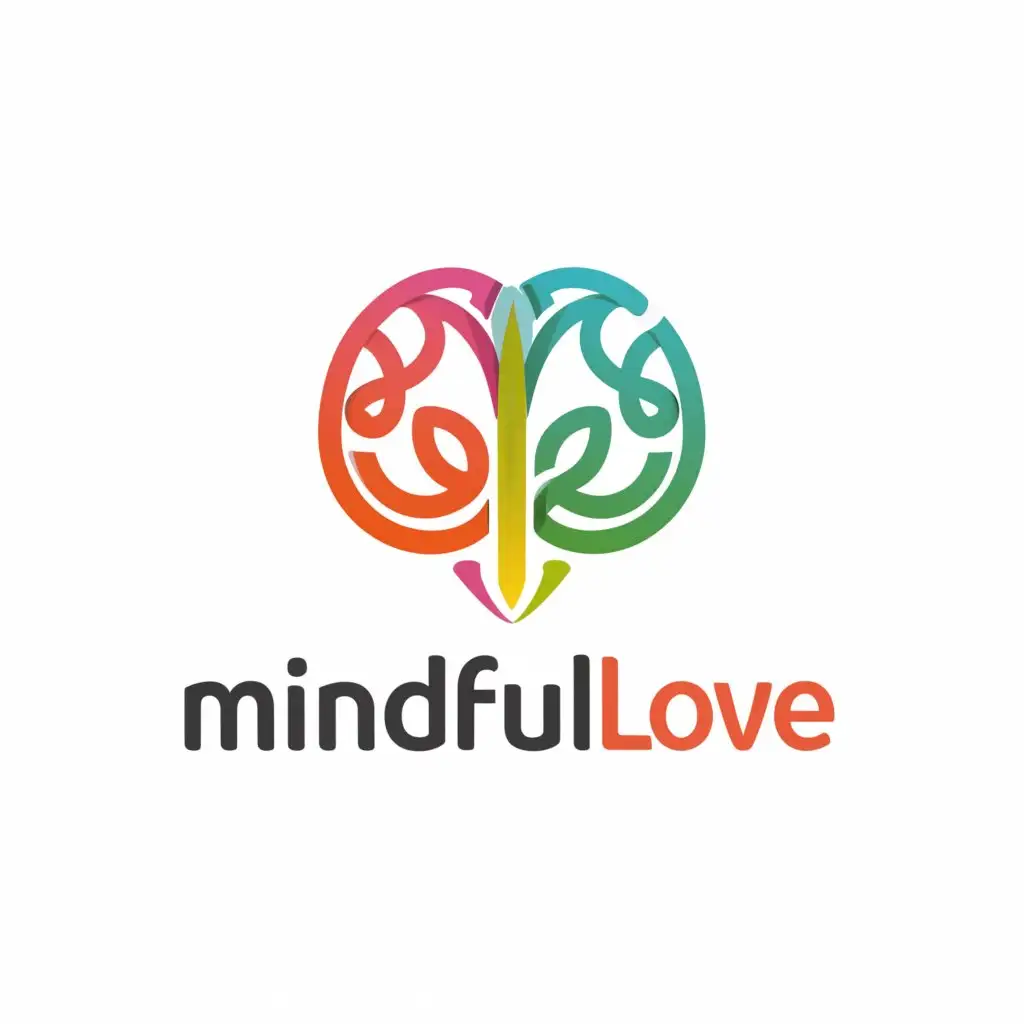 a logo design,with the text "MindfuLove", main symbol:MindfuLove,Moderate,be used in Internet industry,clear background
