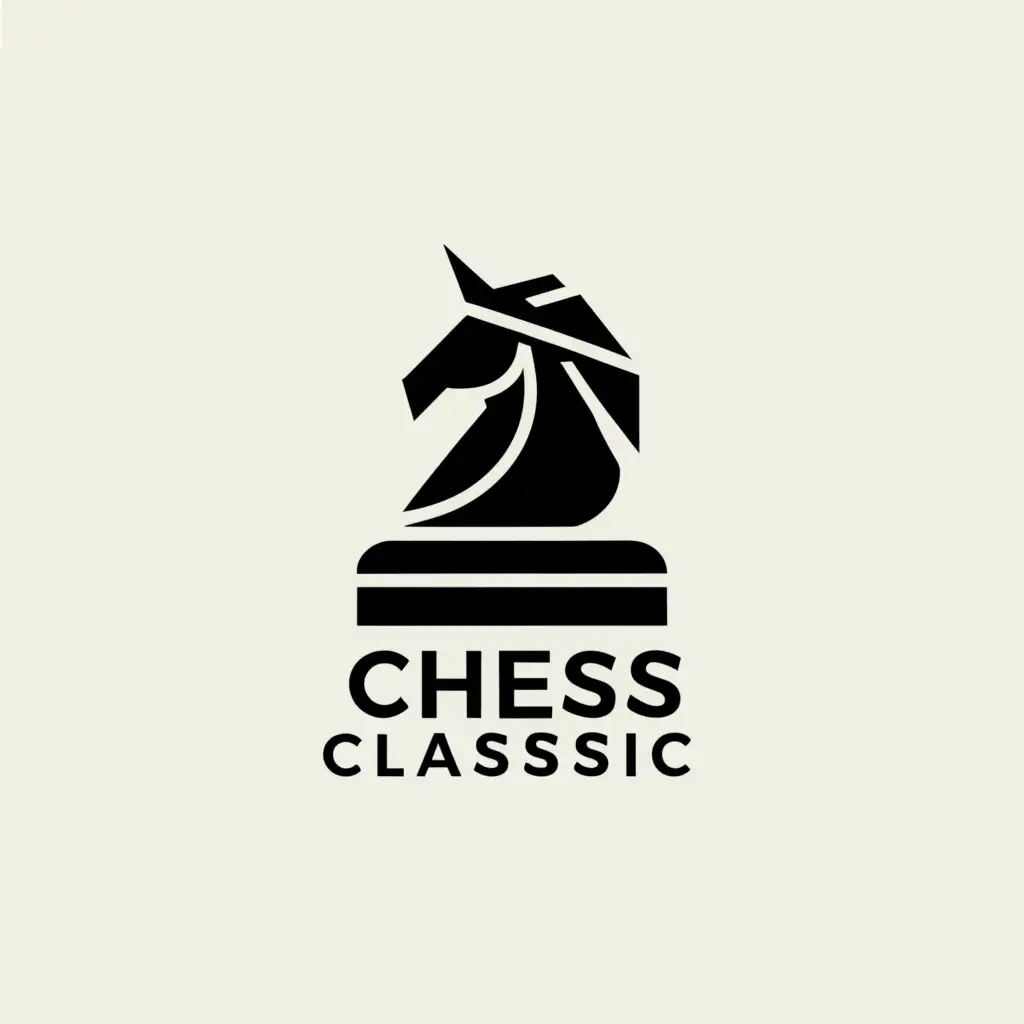 a logo design,with the text "Chess Classic", main symbol:chess,Moderate,be used in Events industry,clear background