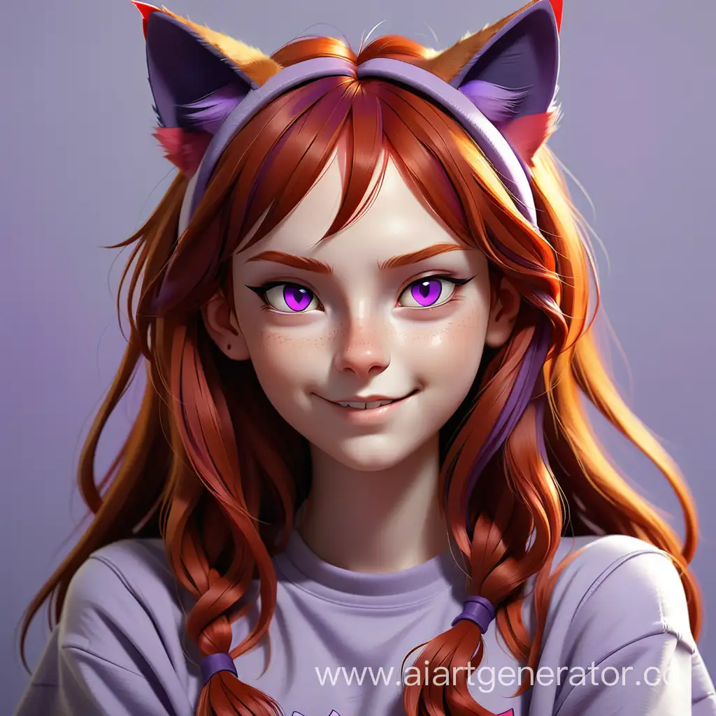 Adorable-RedHaired-Catgirl-in-Trendy-Oversize-Fashion