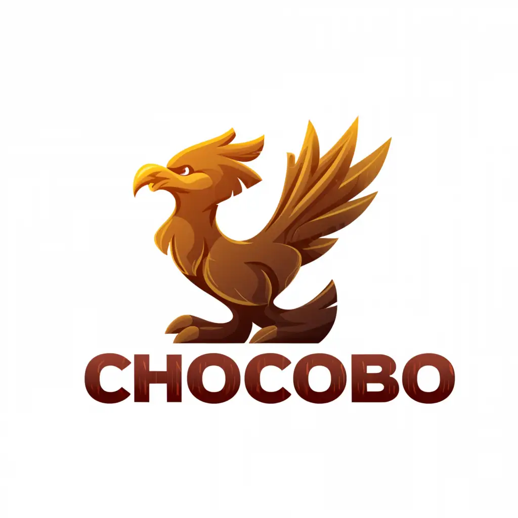 LOGO-Design-for-Chocobo-Playful-Chocobo-Emblem-on-Clean-Background