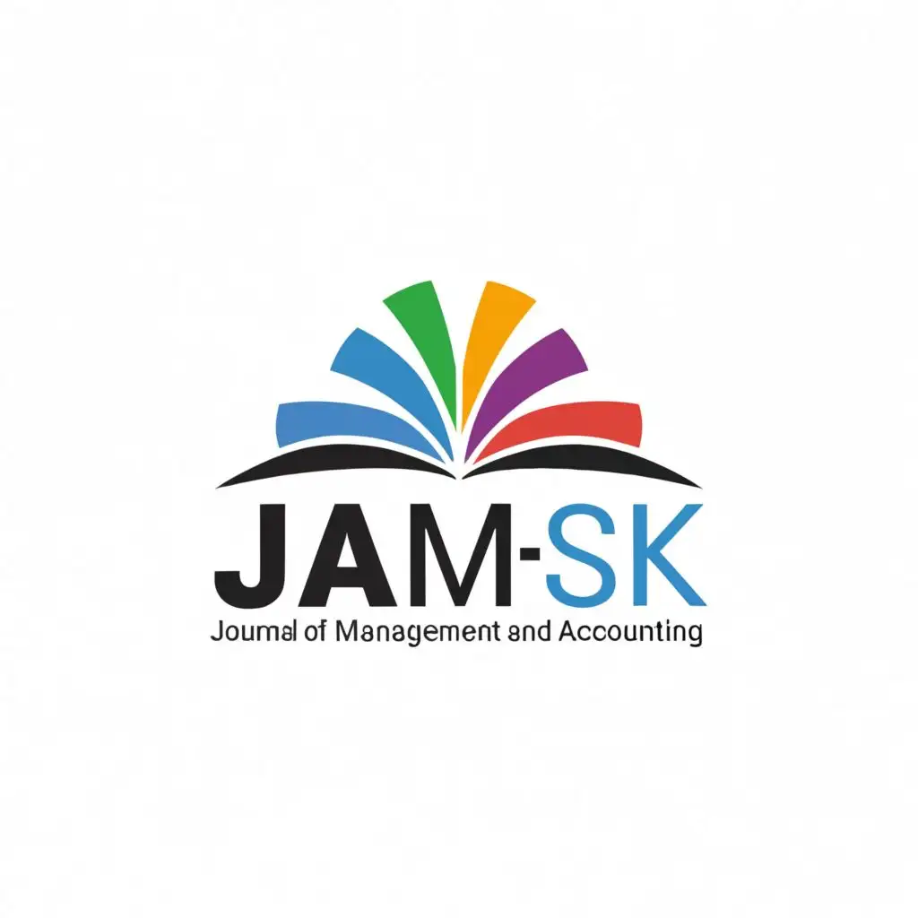 a logo design,with the text "Journal of Management  and Accounting STIE Karya", main symbol:JAM-SK,Moderate,be used in Education industry,clear background
