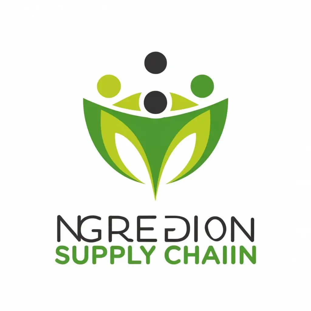 logo, People holding hand, with the text "Ingredion Supply Chain", typography, be used in Retail industry