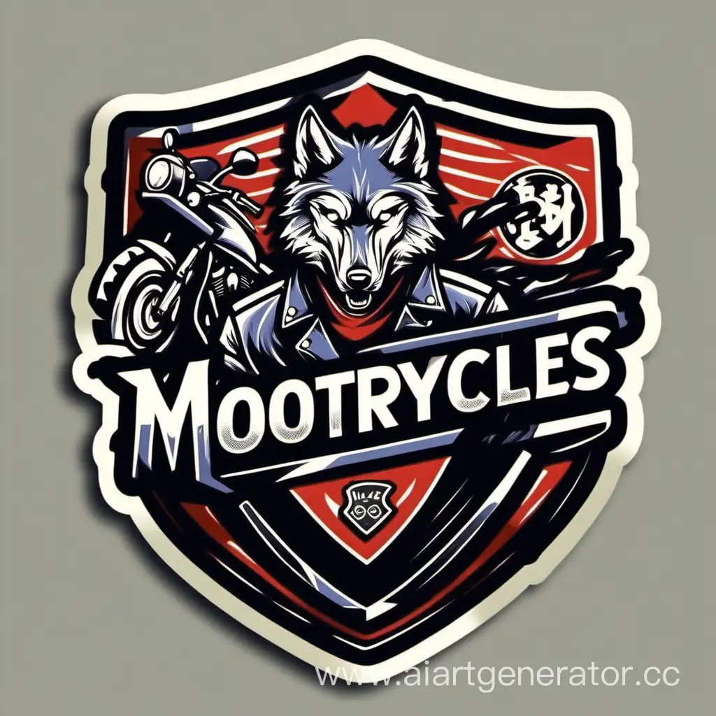 Motorcycle-Riders-with-Wolf-Emblem-Shield-Sticker