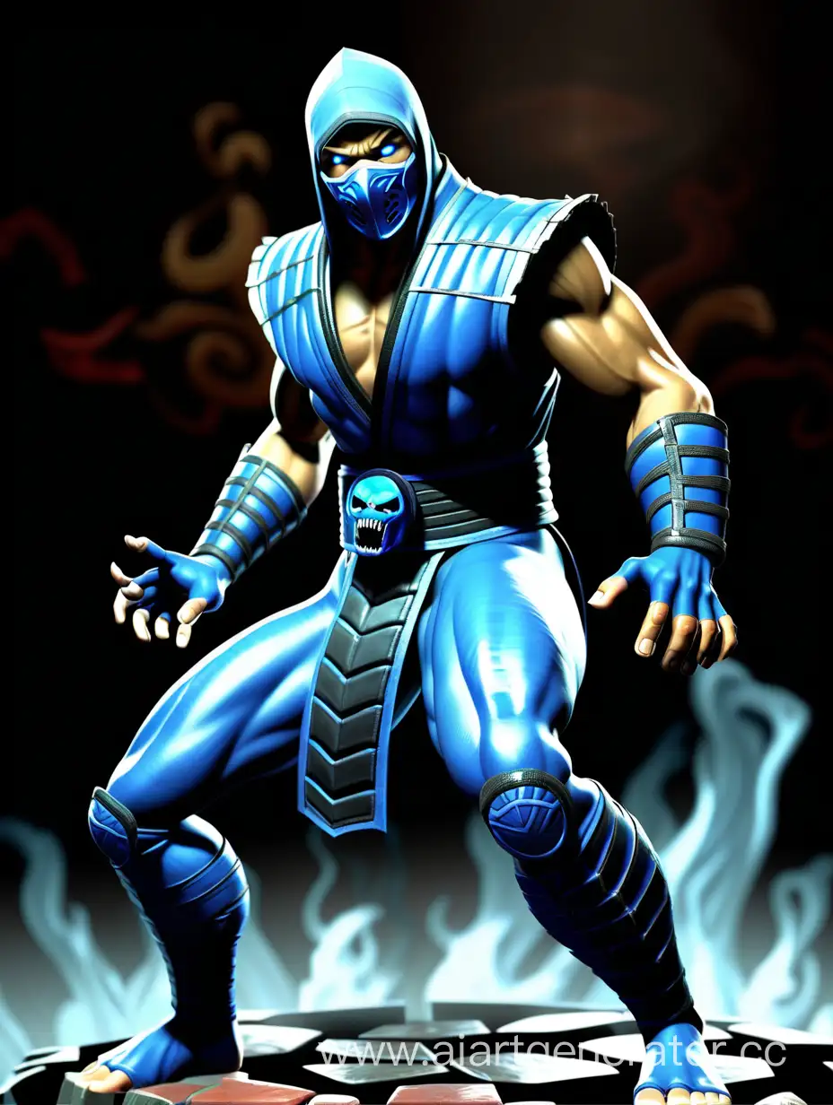 Mortal-Kombat-SubZero-Striking-Pose-with-Legs-Actionpacked-Digital-Art