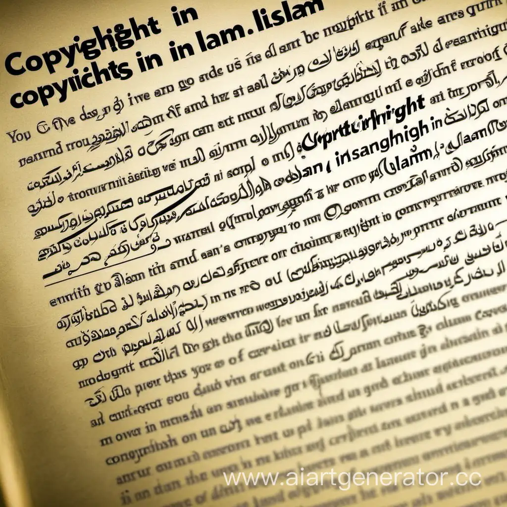 Авторские права в исламе