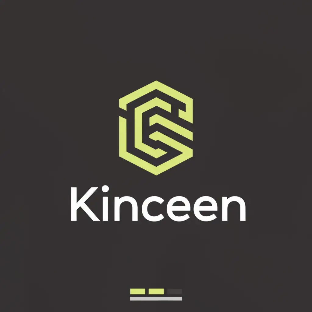 a logo design,with the text "                      KINCEEN
", main symbol:microchip,Moderate,be used in Technology industry,clear background