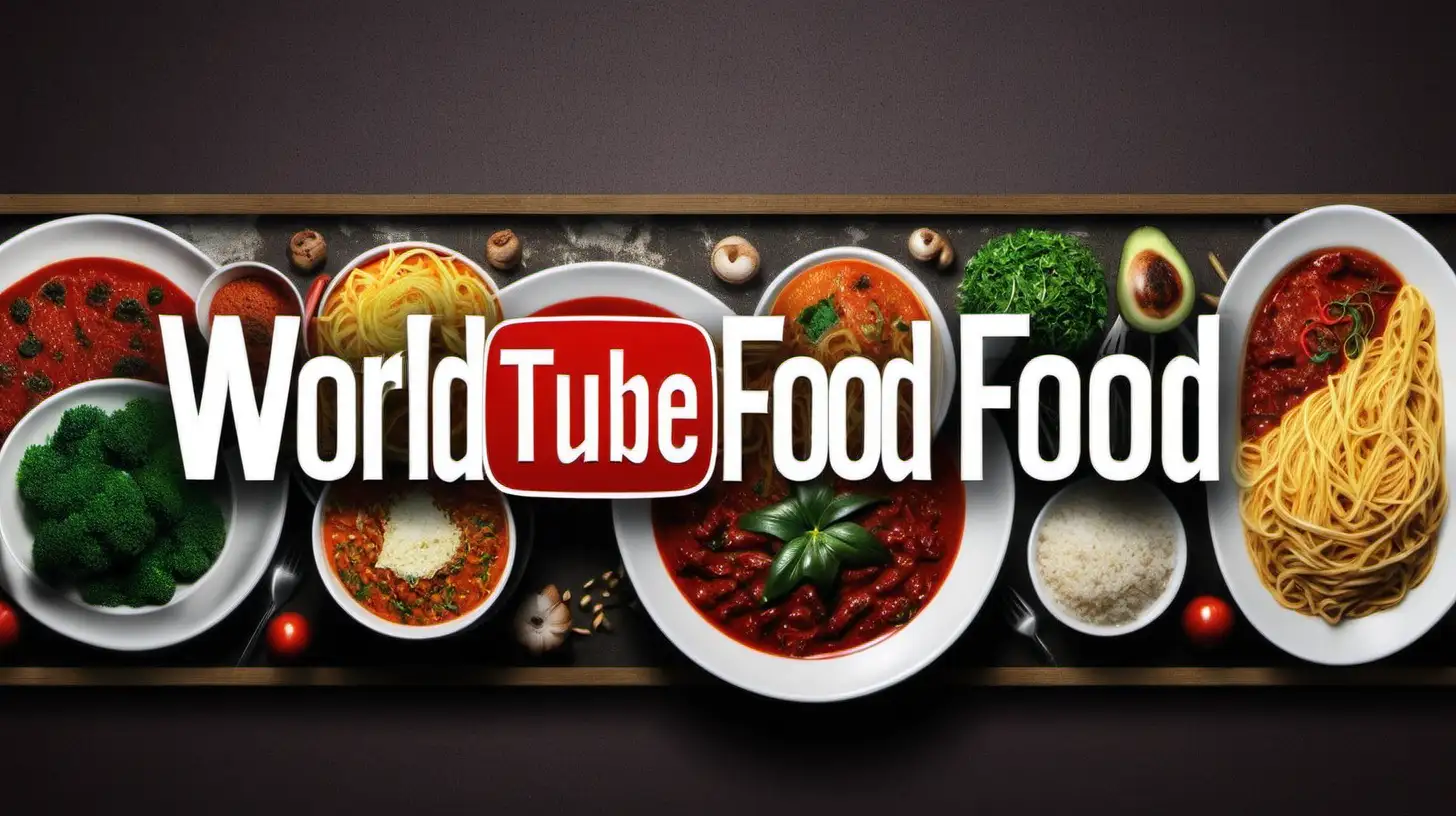 Global Culinary Delights YouTube Banner