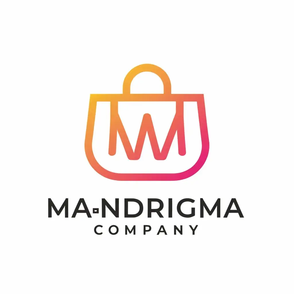 LOGO-Design-For-Mandirigma-Company-Strong-and-Modern-with-Tote-Bag-Symbol