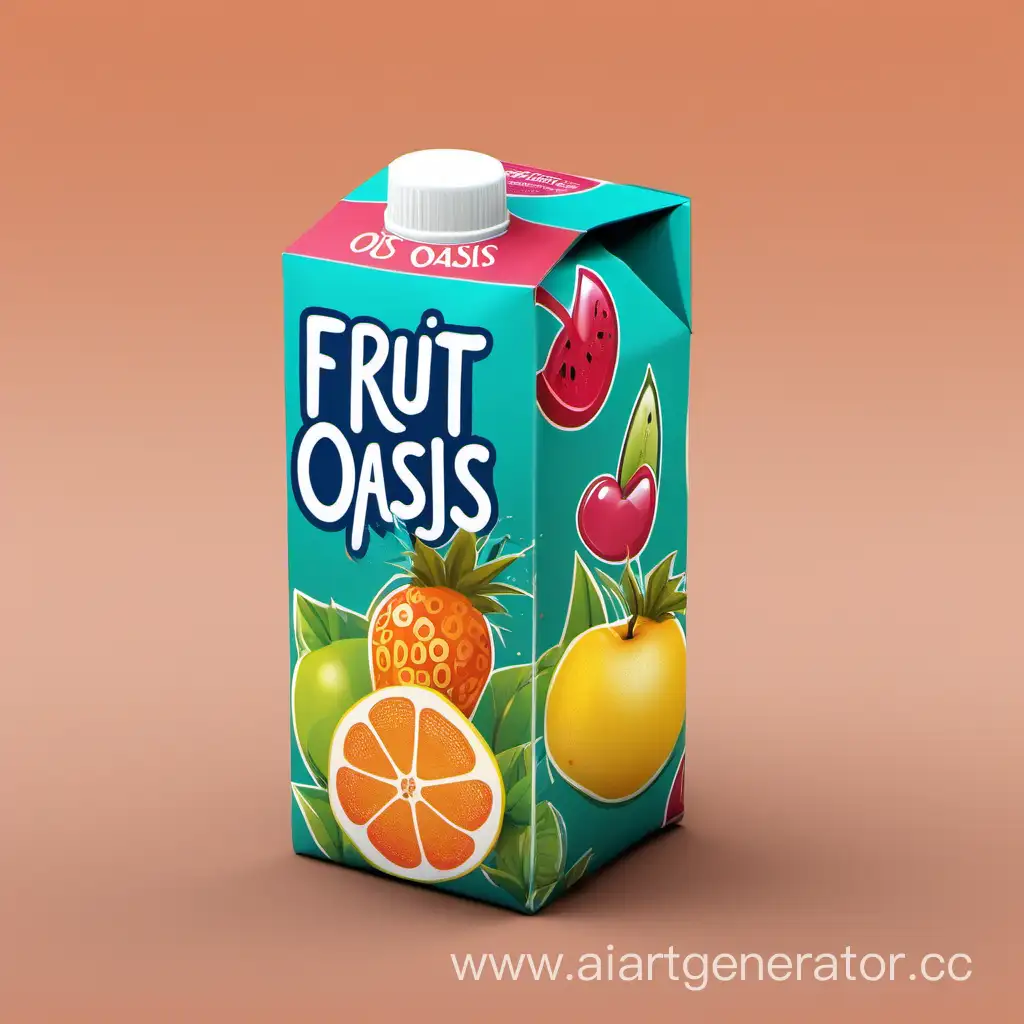 Refreshing-Fruit-Oasis-Juice-Box-Tropical-Fruits-Splash-Design