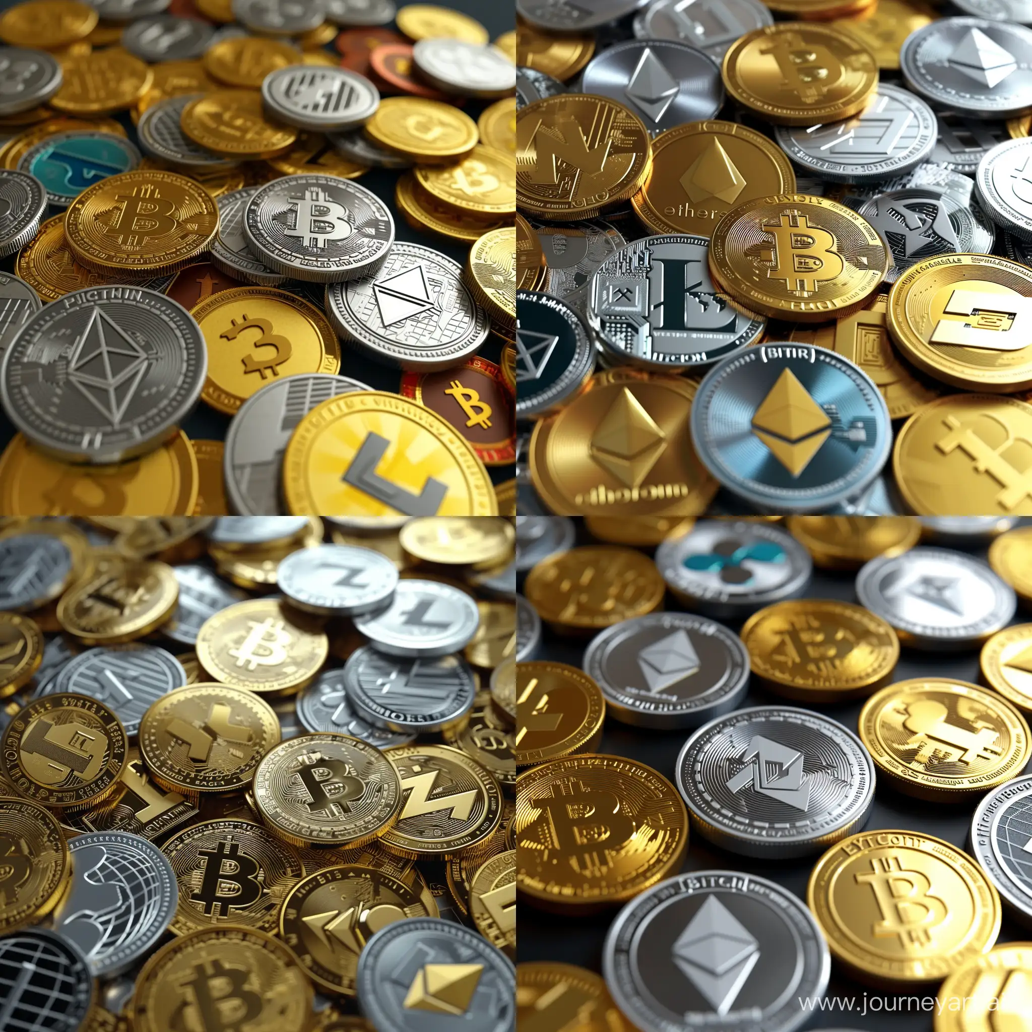 3d crypto tokens