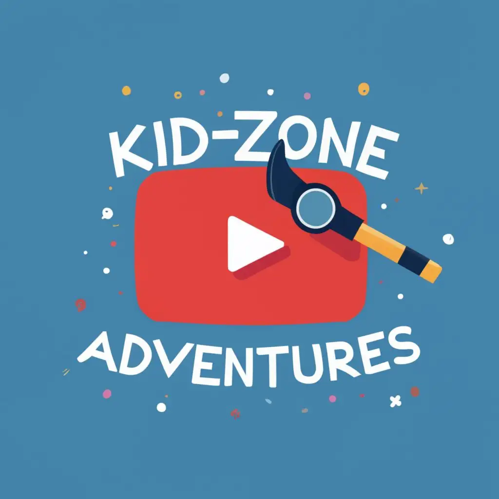 logo, KidZone adventures youtube logo, with the text "KidZone adventures", typography, be used in Home Family industry