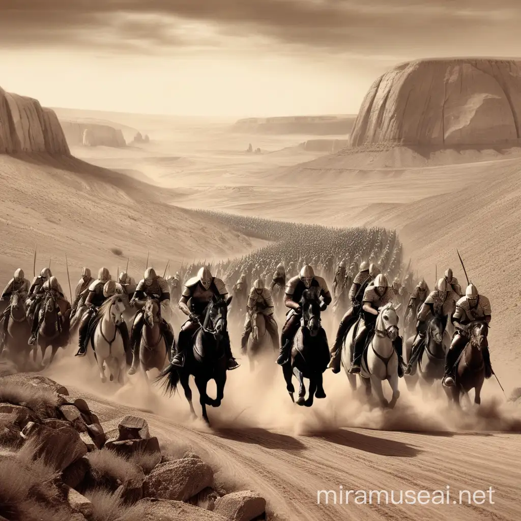 300 Brave Warriors Riding into the Valley of Death