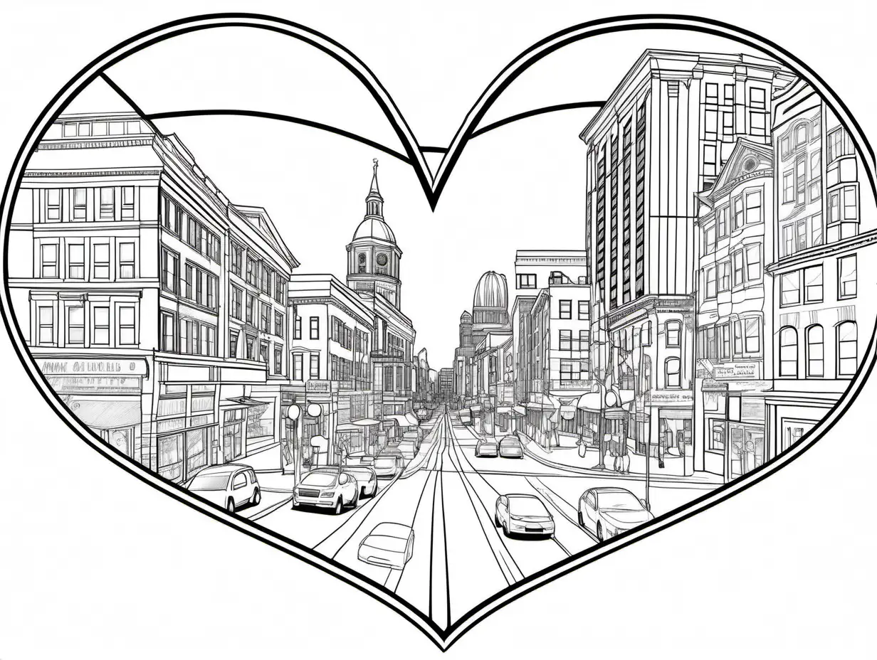 Nashua-New-Hampshire-Downtown-Heart-Coloring-Page