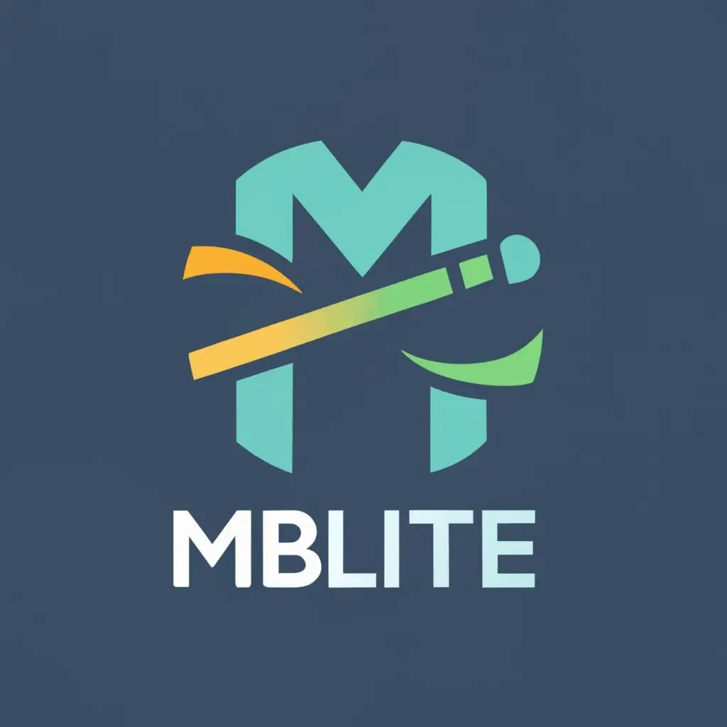 logo, M, with the text "MBLite", typography, be used in financial software industry