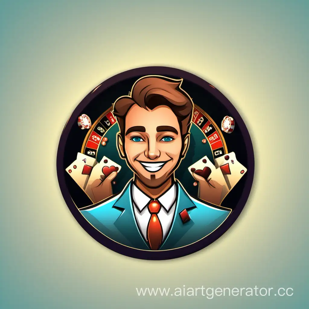 аватарка телеграм канала Бонусы казино, стиль минимализм