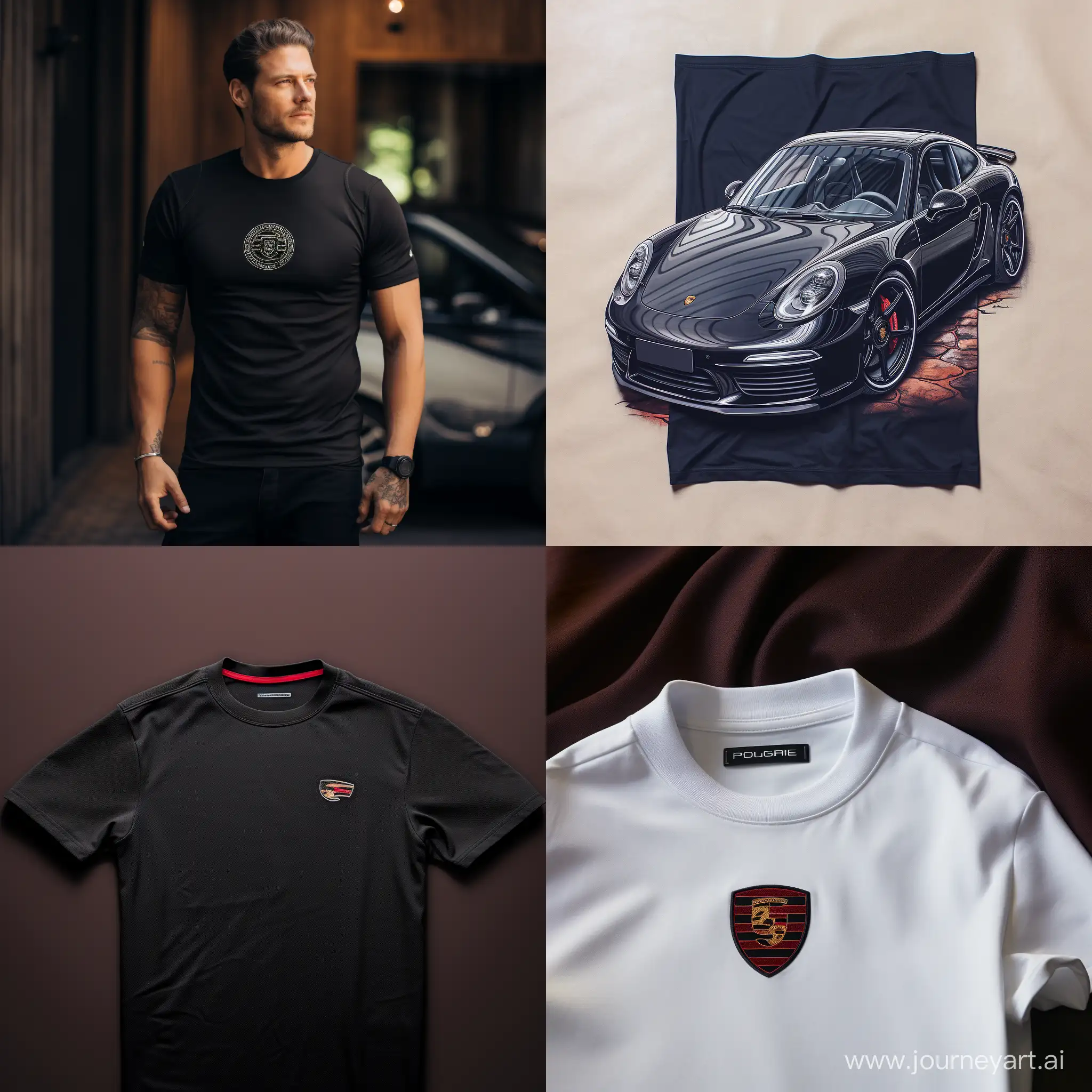 Stylish-Porsche-Logo-Shirt-HighResolution-Art
